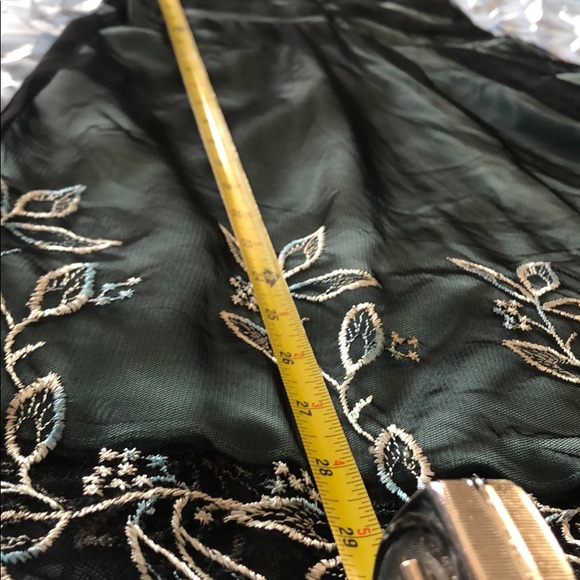 Light Aqua w/ black lace dress - Picture 8 of 9